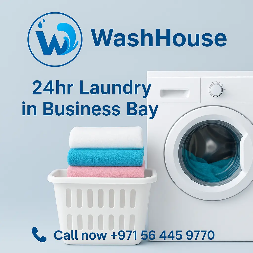 24hr laundry in Business Bay