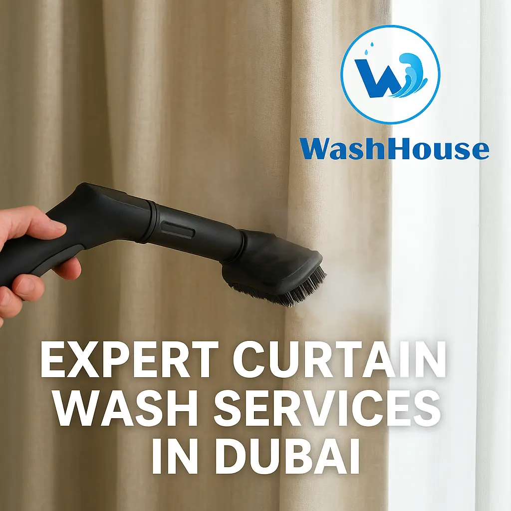 Curtain wash near me in Dubai